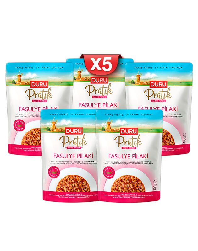 5'li Duru Pratik Fasulye Pilaki (5 x 400g)