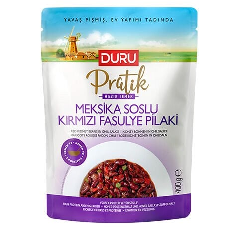 Meksika Soslu Kırmızı Fasulye Pilaki 400g
