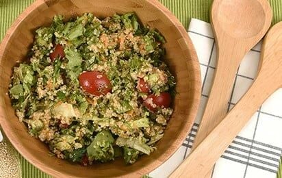 Gluten İçermeyen Kinoalı Kısır Tarifi
