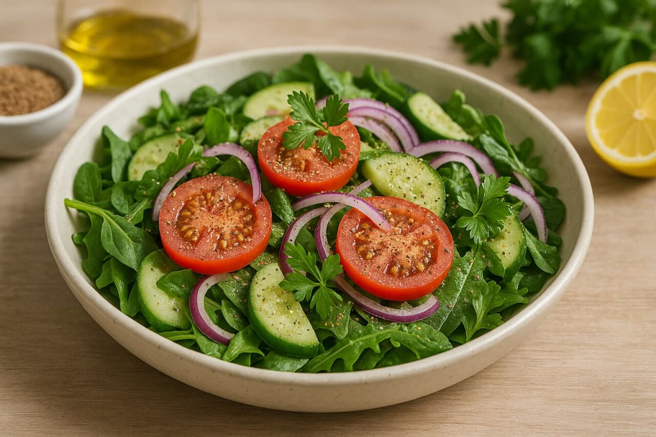 Keten Tohumlu Salata Tarifi