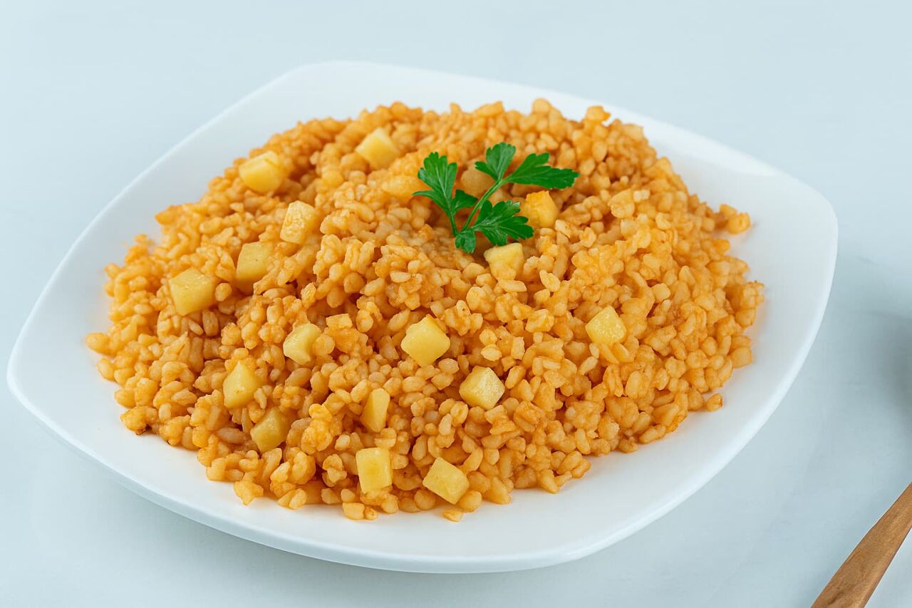 Patatesli Bulgur Pilavı Tarifi