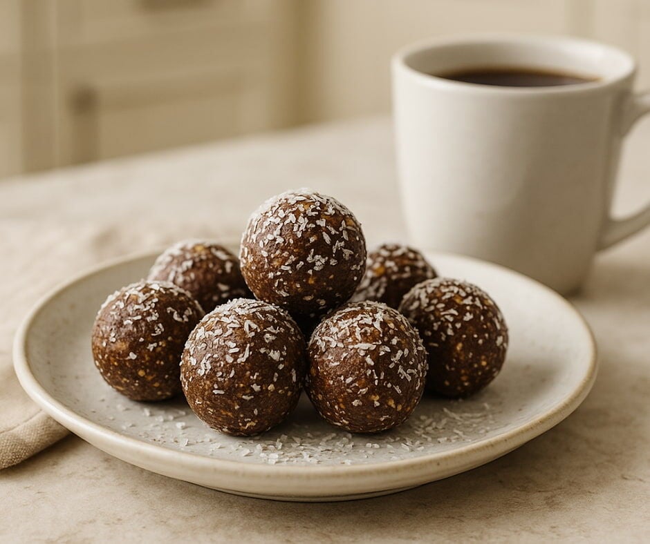 Yulaf Ezmesi ile Fırınsız Fit Atıştırmalık