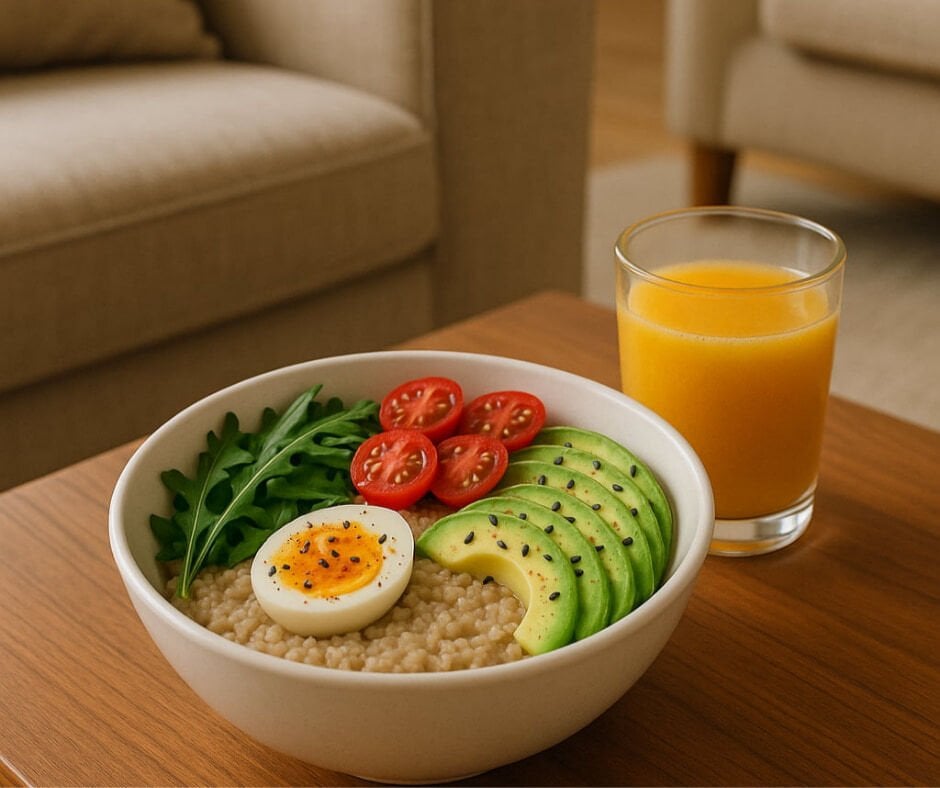 Karabuğday Ezmesi ile Avokadolu Bowl