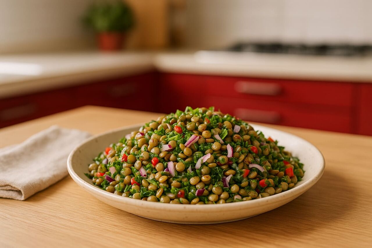 Yeşil Mercimek Salatası Tarifi