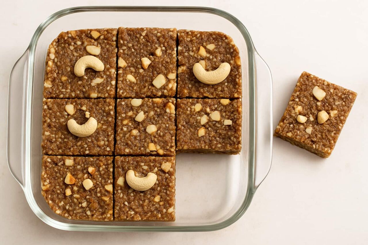 Karabuğday Ezmesi ile Hurmalı Bar Tarifi