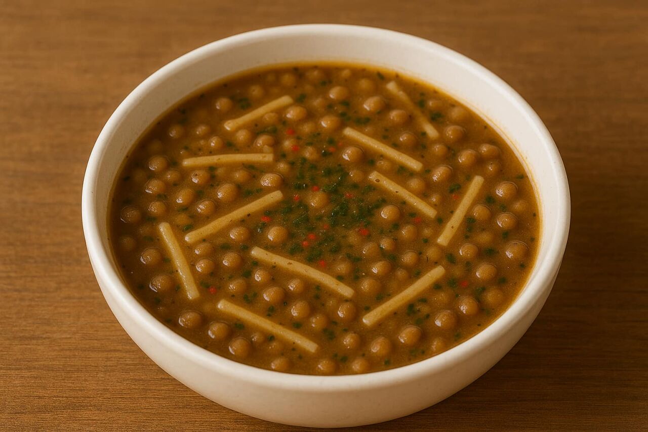 Erişteli Yeşil Mercimek Çorbası Tarifi