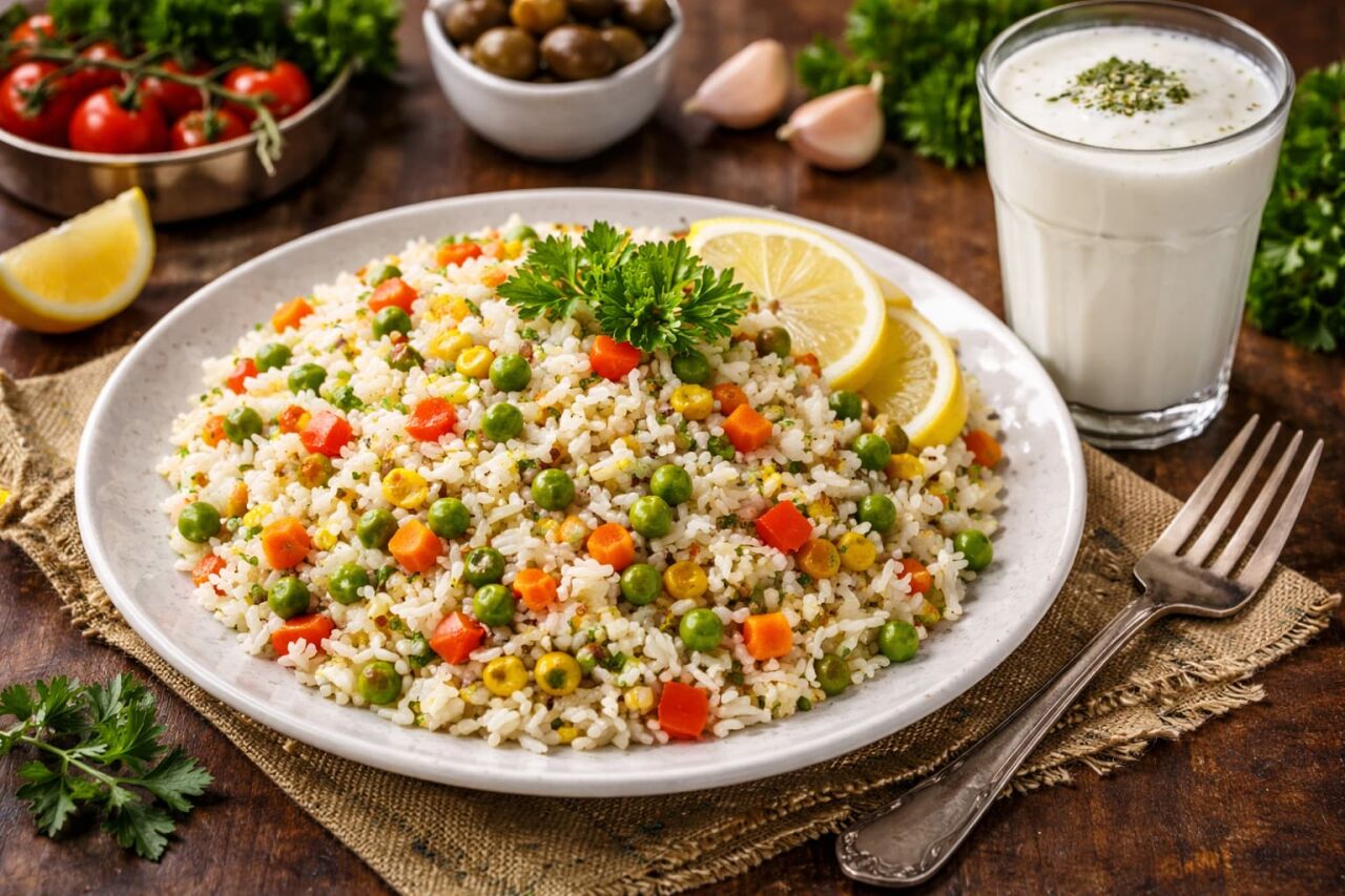 Garnitürlü Pirinç Pilavı