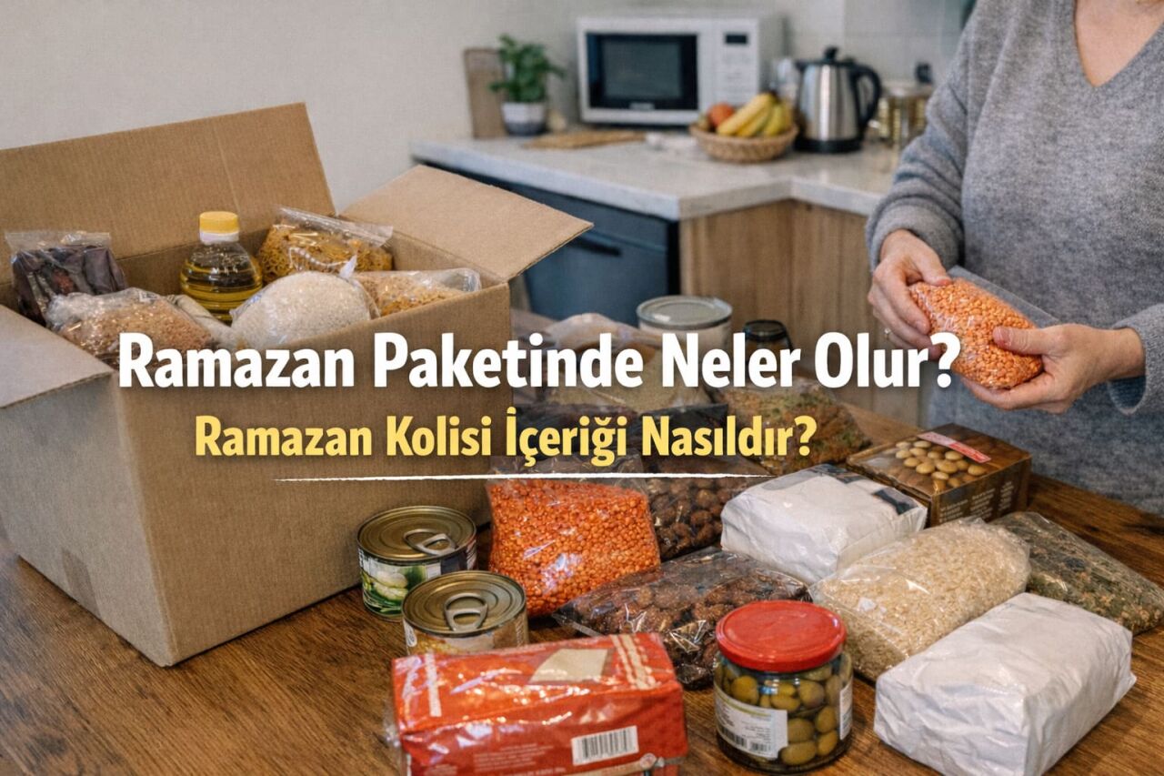 Ramazan Paketinde Neler Olur? Ramazan Kolisi İçeriği Nasıldır?