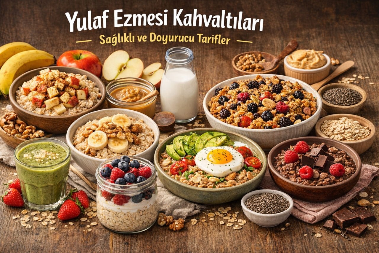 En Sevilen Yulaf Ezmesi Kahvaltı Tarifleri