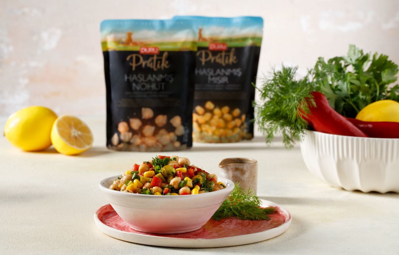 Pratik Nohutlu Salata Tarifi