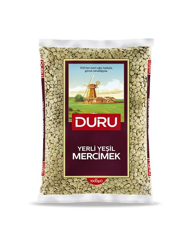 Yerli Yeşil Mercimek 1000g