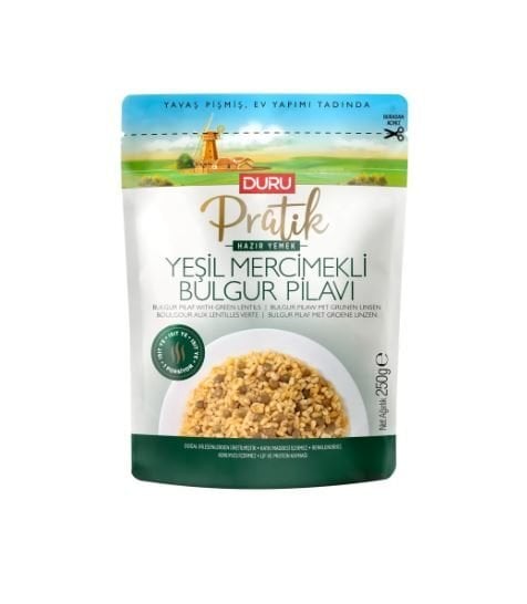 Yeşil Mercimekli Bulgur Pilavı 250g