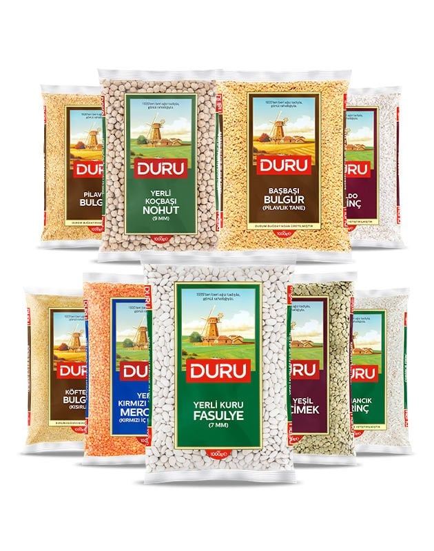 Duru 9 Çeşit Bakliyat Paketi (Kargo Dahil Fiyat)