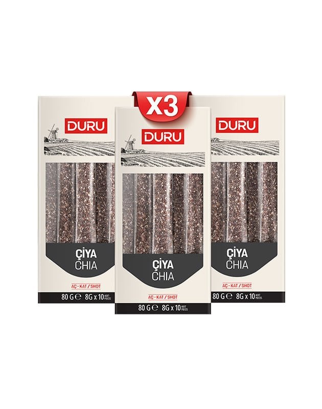 3 'lü Chia Tohumu Aç-Kat Paketi (8 x 10g) (Kargo Dahil Fiyat)