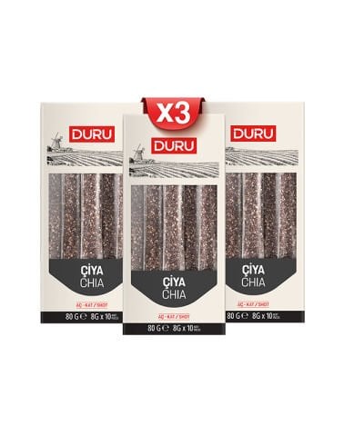 3 'lü Chia Tohumu Aç-Kat Paketi (8 x 10g) (Kargo Dahil Fiyat)