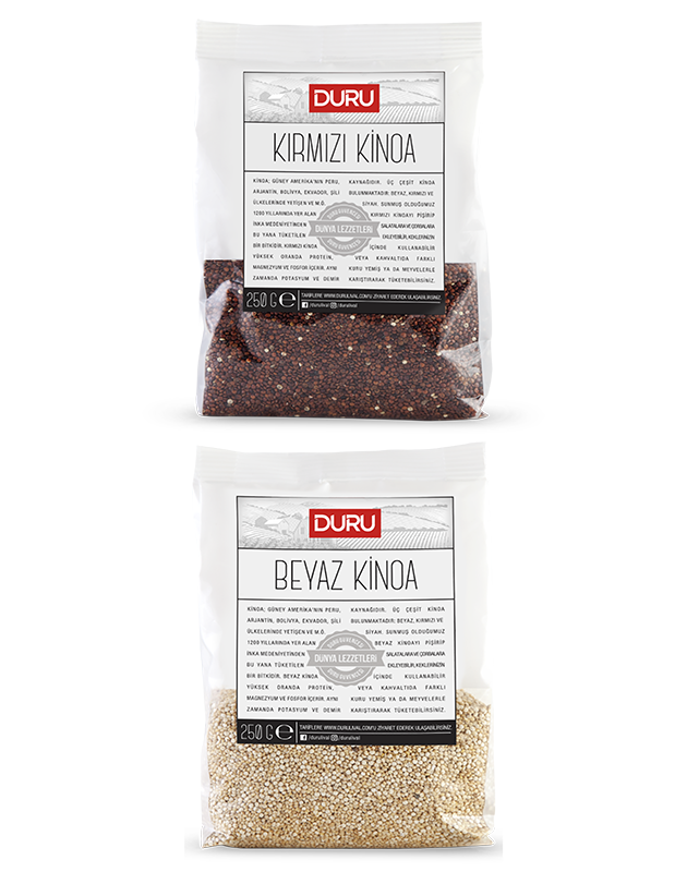 Kinoa Paketi - Kırmızı Kinoa + Beyaz Kinoa (2x250 gr)
