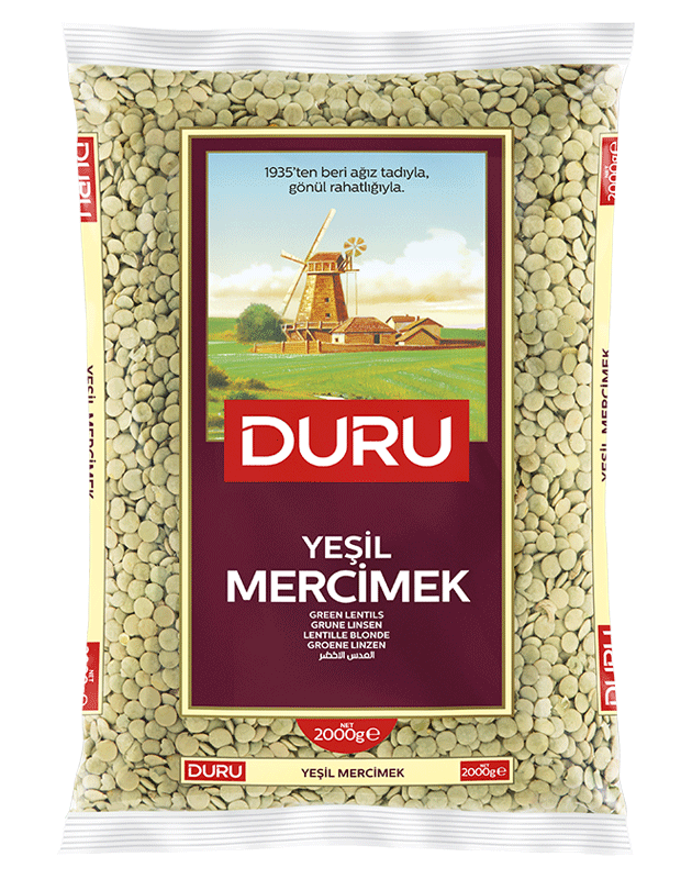 Yerli Yeşil Mercimek 2000g