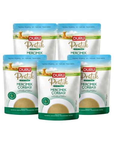 5'li Duru Pratik Mercimek Çorbası (5 x 250ml)