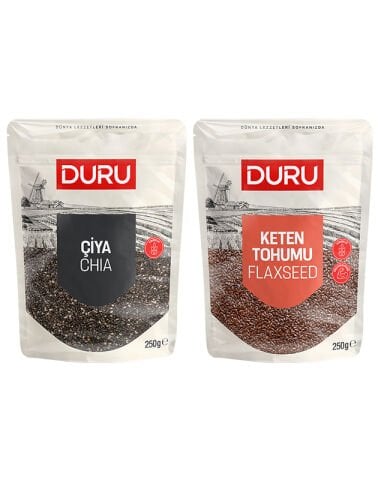 Duru Çiya Tohumu 250g + Keten Tohumu 250g