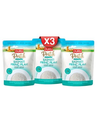 Duru Pratik Basmati Pirinç Pilavı (3x250g)