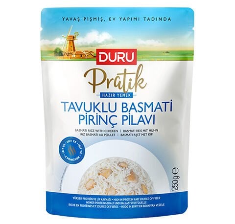 Duru Pratik Tavuklu Basmati Pirinç Pilavı 250g