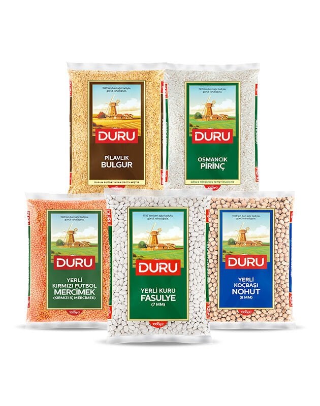Duru 5 Çeşit Yerli Bakliyat Paketi