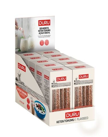 Duru Keten Tohumu Aç-Kat (Koli) (80g x 10Ad )